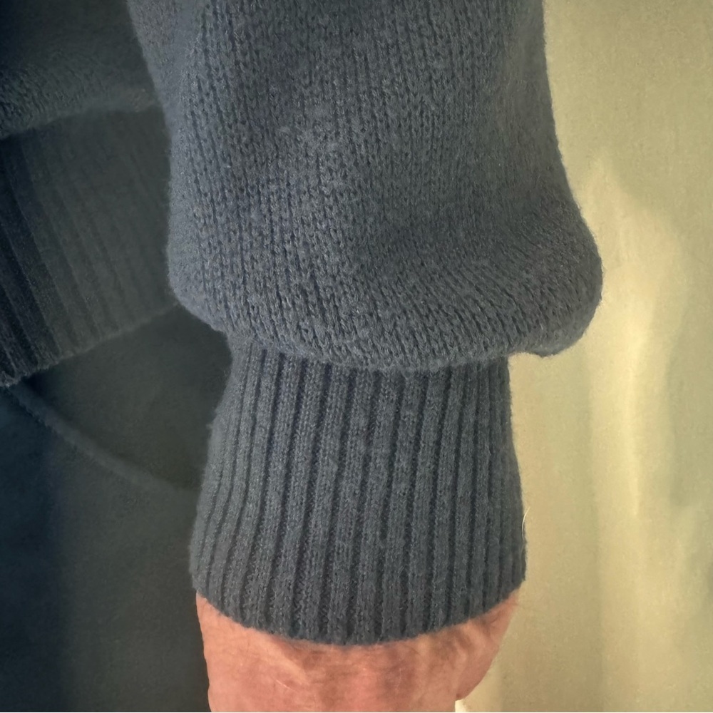 MEISTER Vintage Ski Sweater Half Zip Wool Blend Nordic Fair Isle Warm Winter XL - Picture 13 of 14